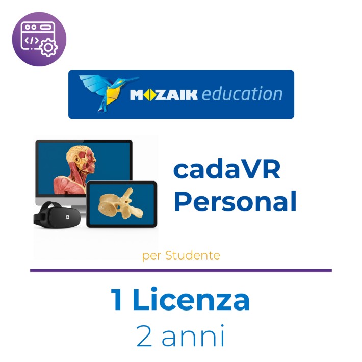 Mozaik cadaVR PERSONAL - 1 Utente/Studente  - Abbonamento 2 Anni - Multipiattaforma - Inglese