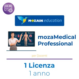Mozaik mozaMedical PROFESSIONAL - 1 Utente/Docente  - Abbonamento 1 Anno - Multipiattaforma - Inglese