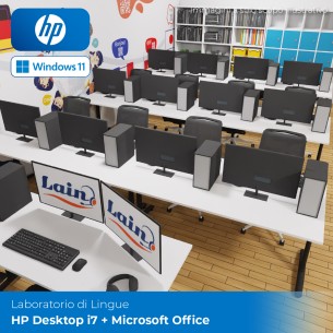 Laboratorio di Lingue Desktop  HP I7 - Microsoft Office