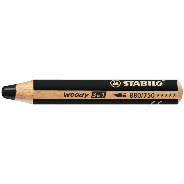 STABILO woody 3 in 1 Nero 1 pz