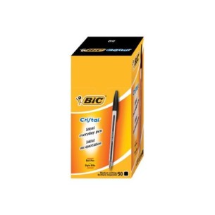 BIC Cristal Nero Medio 50 pz