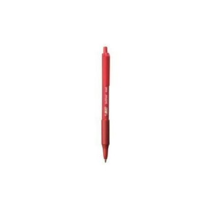 BIC 837399 penna a sfera Rosso Penna a sfera retrattile a clip 12 pz