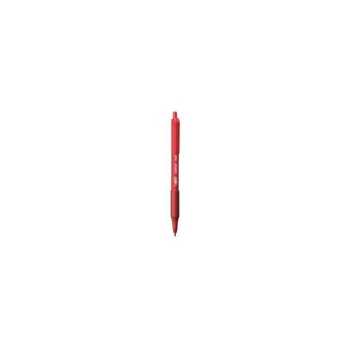 BIC 837399 penna a sfera Rosso Penna a sfera retrattile a clip 12 pz