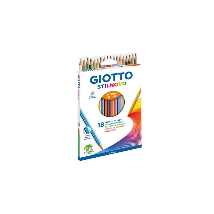 Giotto F278200 pastello colorato Colori assortiti 18 pz