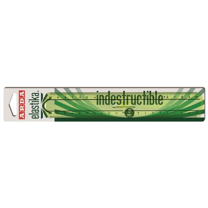 ARDA EL20P righello 200 mm Verde 1 pz