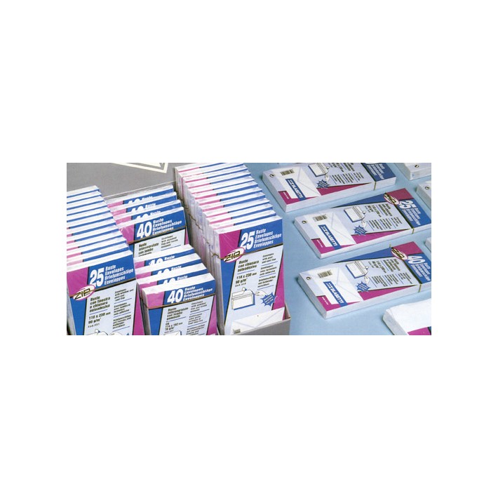 Blasetti CF40 BUSTE GIALLE 12X18CM busta Bianco 40 pz