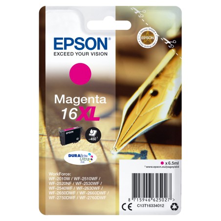 Epson Pen and crossword Singlepack Magenta 16XL DURABrite Ultra