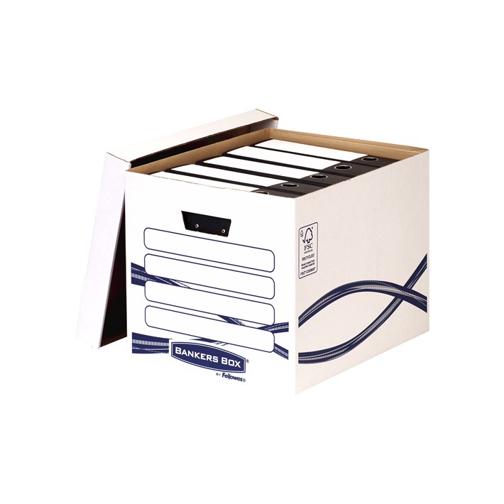 Fellowes 4461001 scatola per la conservazione di documenti Carta Bianco