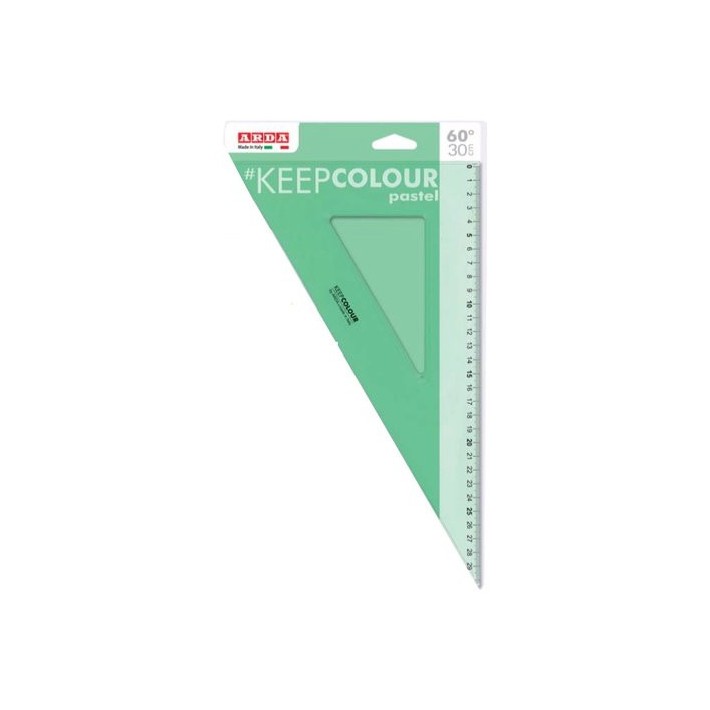 ARDA KCP6030 righello Righello da scrivania 300 mm Plastica Verde 1 pz