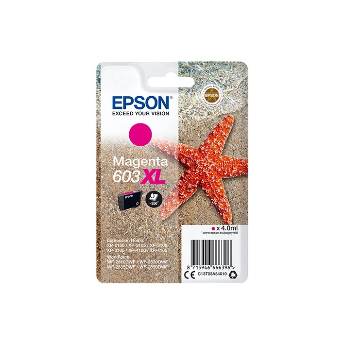 Epson Singlepack Magenta 603XL Ink