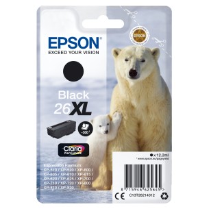 Epson Inchiostro nero singolo Claria Premium Orso bianco 26XL