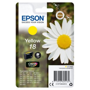 Epson Daisy Inchiostro giallo singolo Claria Home Margherita 18