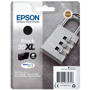 Epson Padlock Inchiostro nero singolo DURABrite Ultra Lucchetto 35XL