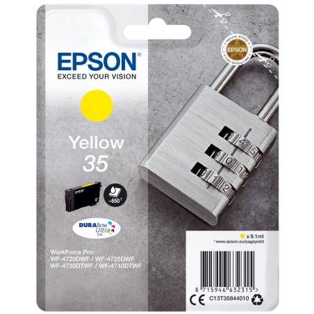 Epson Padlock Inchiostro giallo singolo DURABrite Ultra Lucchetto 35