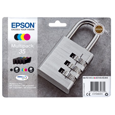Epson Padlock Multipack 4 colori DURABrite Ultra Lucchetto 35