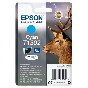 Epson Stag Inchiostro ciano singolo DURABrite Ultra Cervo T1302