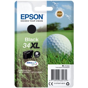 Epson Golf ball Inchiostro nero singolo DURABrite Ultra Pallina da golf 34XL