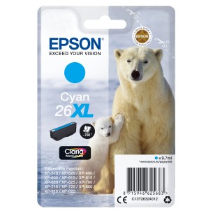 Epson Polar bear Inchiostro ciano singolo Claria Premium Orso bianco 26XL