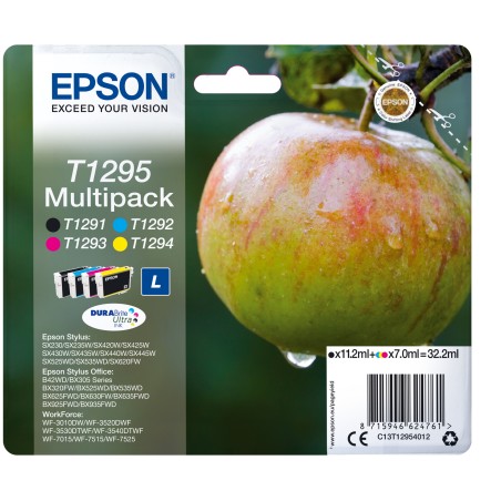 Epson Apple Multipack 4 colori DURABrite Ultra Mela T1295