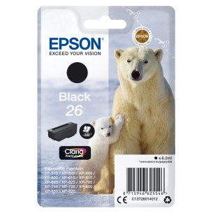 Epson Polar bear Inchiostro nero singolo Claria Premium Orso bianco 26