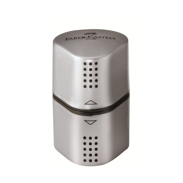 Faber-Castell Grip 2001 Temperamatite manuale Argento