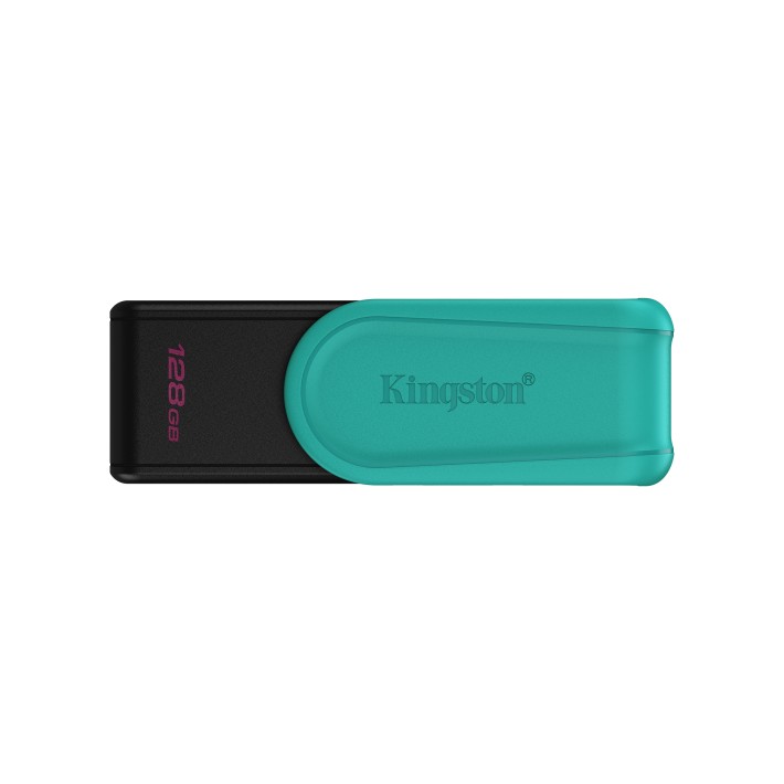 Kingston Technology DataTraveler 128GB Portable USB 3.2 Gen 1 Exodia S (Nero/Turchese)