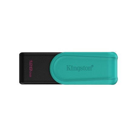 Kingston Technology DataTraveler 128GB Portable USB 3.2 Gen 1 Exodia S (Nero/Turchese)