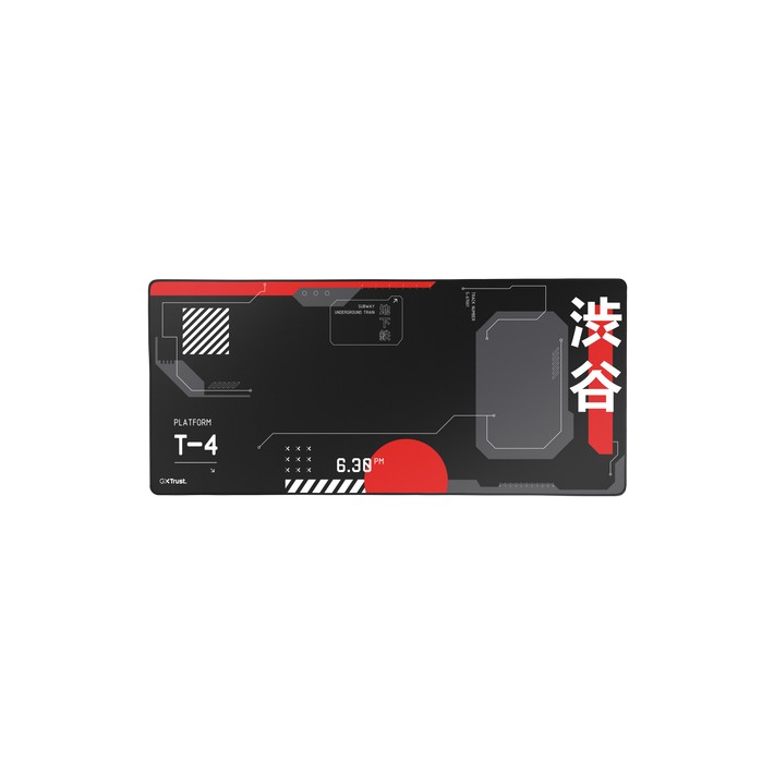 Trust GXT 759 XXL Tappetino per mouse per gioco da computer Nero, Rosso