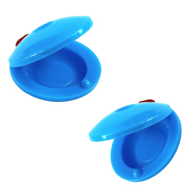 Coppia di Nacchere in Acrilico ø 6 cm - Giocattolo Educativo