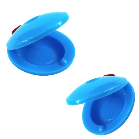 Coppia di Nacchere in Acrilico ø 6 cm - Giocattolo Educativo