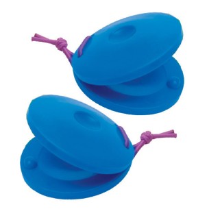 Coppia di Nacchere in Acrilico ø 6 cm - Giocattolo Educativo 2