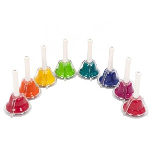 Set 8 Campanelle Colorate CWR per l'Educazione Musicale 2