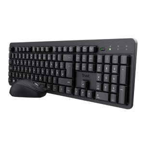 Kit Tastiera IT e Mouse - Trust TKM-360 - Wireless Silent - Nero