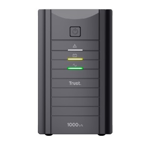 Ups - Trust Oxxtron - Batteria da 1000 VA - 2 Prese - Nero