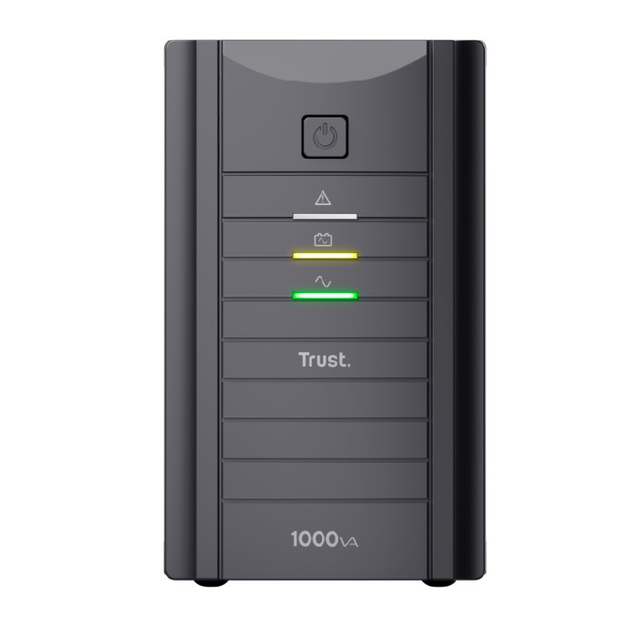 Ups - Trust Oxxtron - Batteria da 1000 VA - 2 Prese - Nero