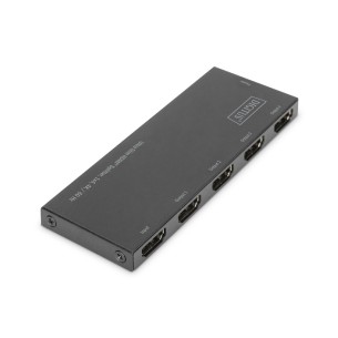 Splitter HDMI - Ultra Slim - 1x4 - 4K/60 Hz - HDR - HDCP 2.2 - 18 GBPS - con Micro Usb Power 2