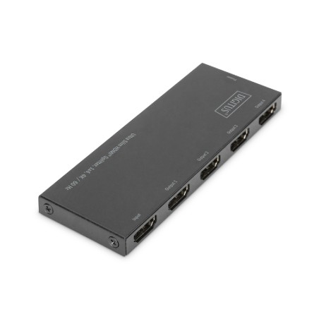 Splitter HDMI - Ultra Slim - 1x4 - 4K/60 Hz - HDR - HDCP 2.2 - 18 GBPS - con Micro Usb Power