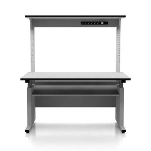 Tavolo Tecnico KE Motorizzato Medium 1500 in Laminato Antigraffio e Antistatico - Dimensioni 150 x 85 x 72/101 cm 2