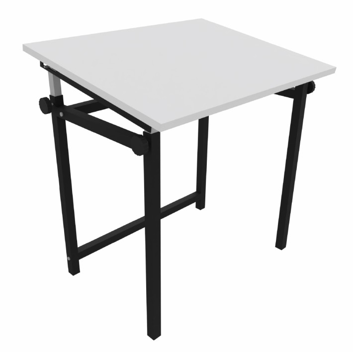Tavolo MINI Architetto Telescopico con Piano in Melaminico - Dimensioni Piano 60 x 78 cm - Altezza Regolabile 75/105 cm