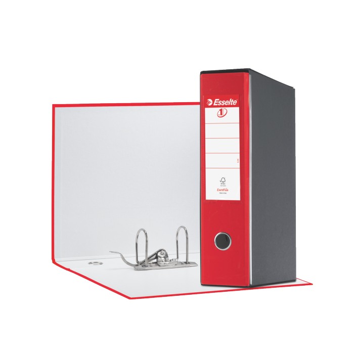 Esselte Registratori in plastica con custodia EUROFILE - F.to Protocollo - Dorso 8 cm