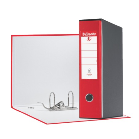 Esselte Registratori in plastica con custodia EUROFILE - F.to Protocollo - Dorso 8 cm