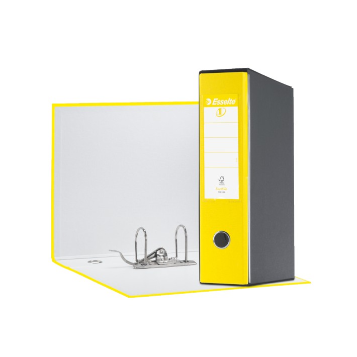Esselte Registratori in plastica con custodia EUROFILE - F.to Protocollo - Dorso 8 cm