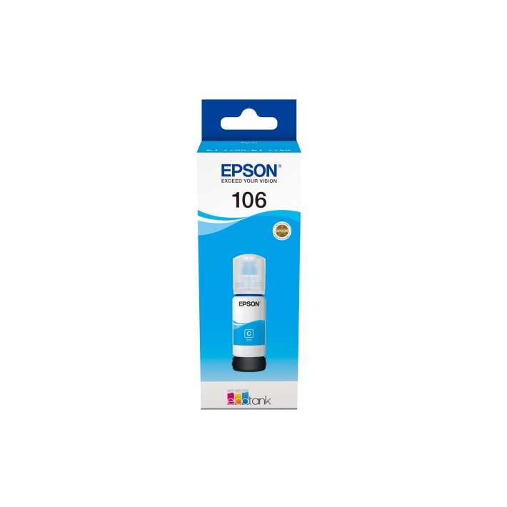 Epson Flacone di inchiostro Ciano 106 EcoTank