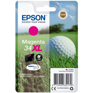 Epson Golf ball Inchiostro magenta singolo DURABrite Ultra Pallina da golf 34XL