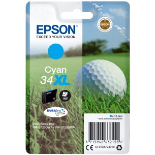Epson Golf ball Inchiostro ciano singolo DURABrite Ultra Pallina da golf 34XL