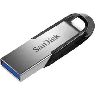 SanDisk Ultra Flair unità flash USB 64 GB USB tipo A 3.2 Gen 1 (3.1 Gen 1) Nero, Argento