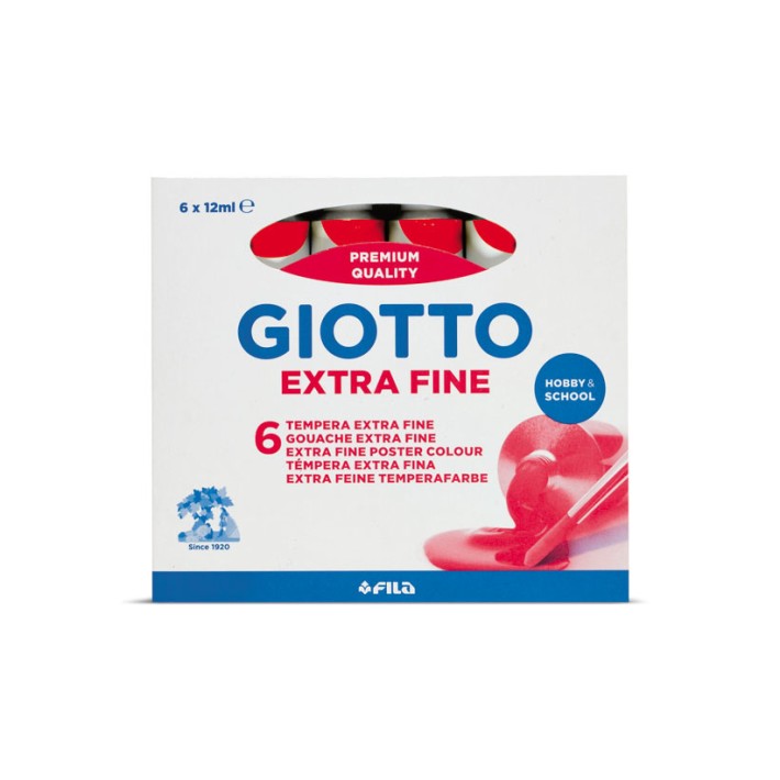 Giotto 352008 colore a tempera 12 ml Tubo Rosso