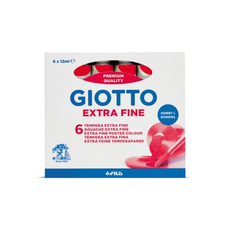 Giotto 352008 colore a tempera 12 ml Tubo Rosso