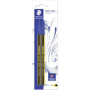 Staedtler Blister con 2 penne blu Noris
