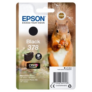 Epson Squirrel Inchiostro nero singolo Claria Photo HD Scoiattolo 378